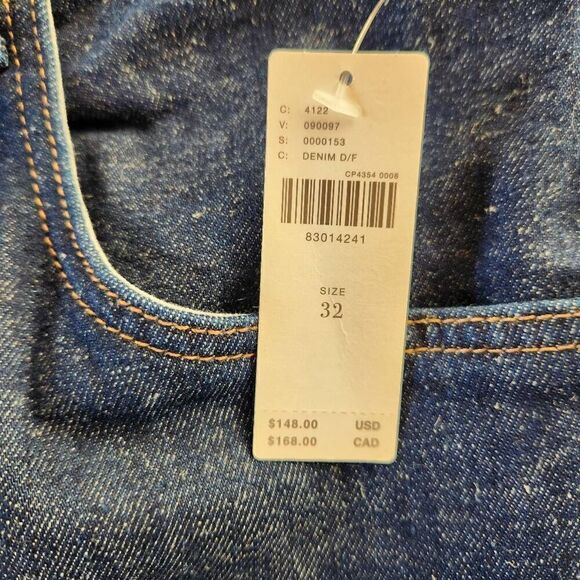 Anthropologie Pilcro Jeans 32 US 12 High Rise Flare Trouser Dark Wash $148 Retai - Picture 6 of 6